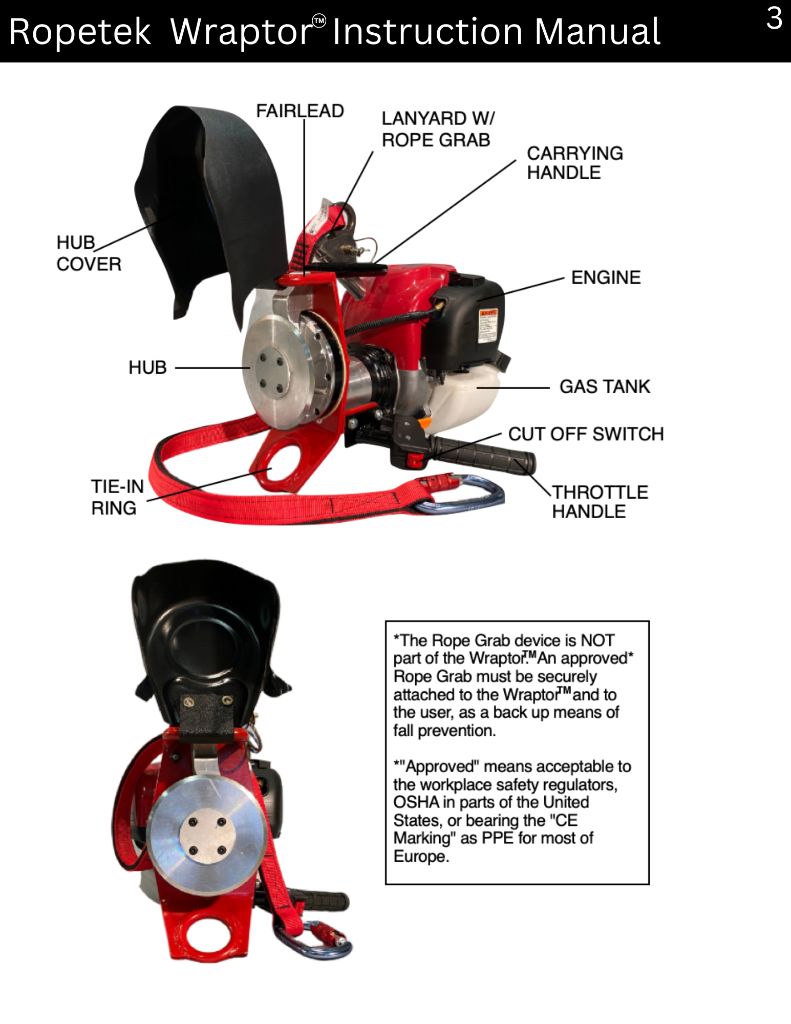 Wraptor Manual page 3